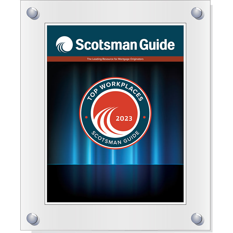 2023 Top Workplaces - Plaque