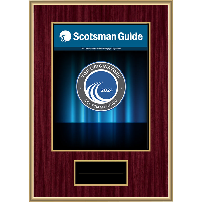 2024 Top Originators - Plaque