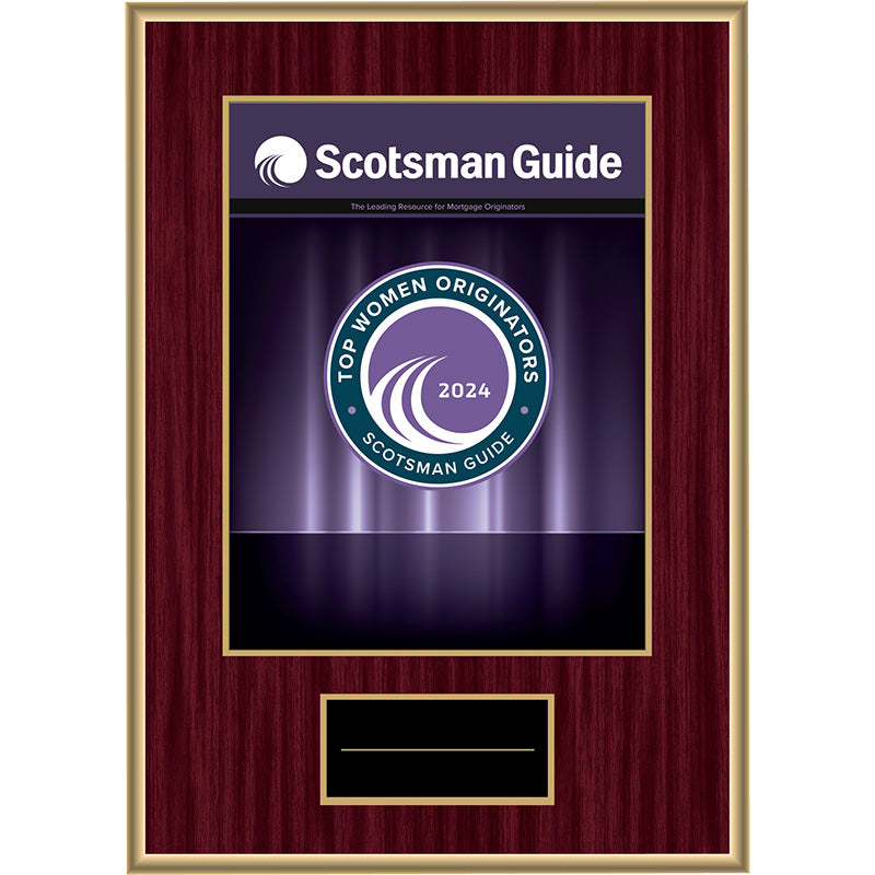 2024 Top Women Originators - Plaque