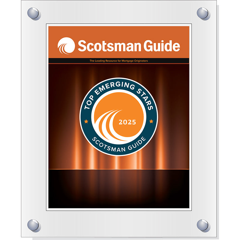 2025 Top Emerging Stars - Plaque