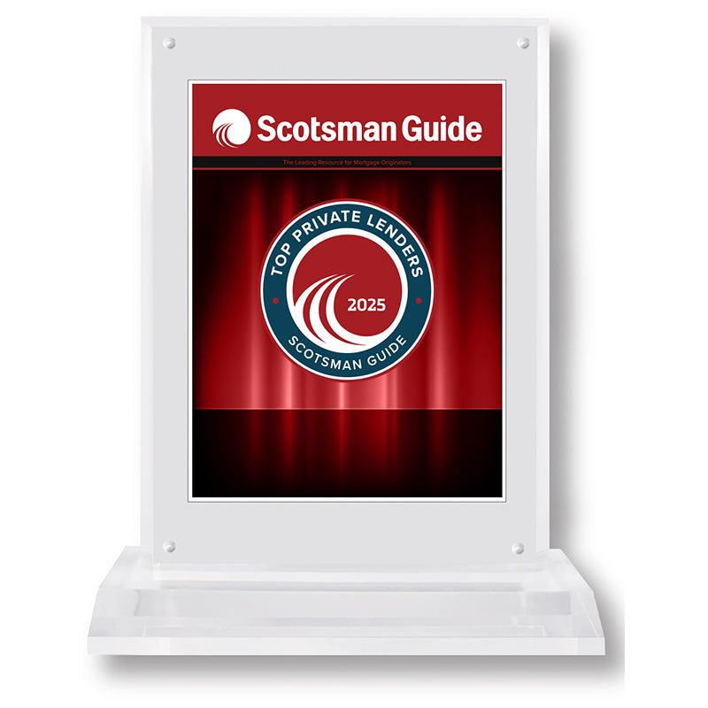 2025 Top Private Lenders - Plaque