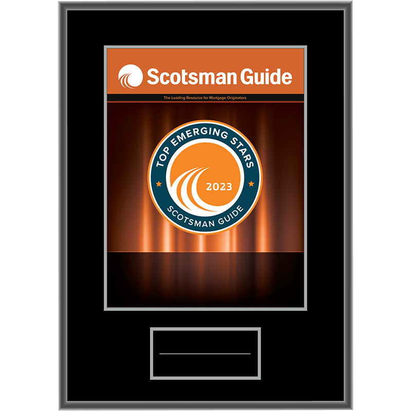 2023 Top Emerging Stars - Plaque