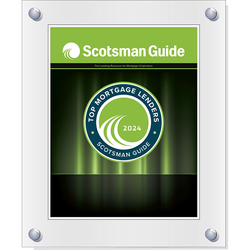 2024 Top Mortgage Lenders - Plaque