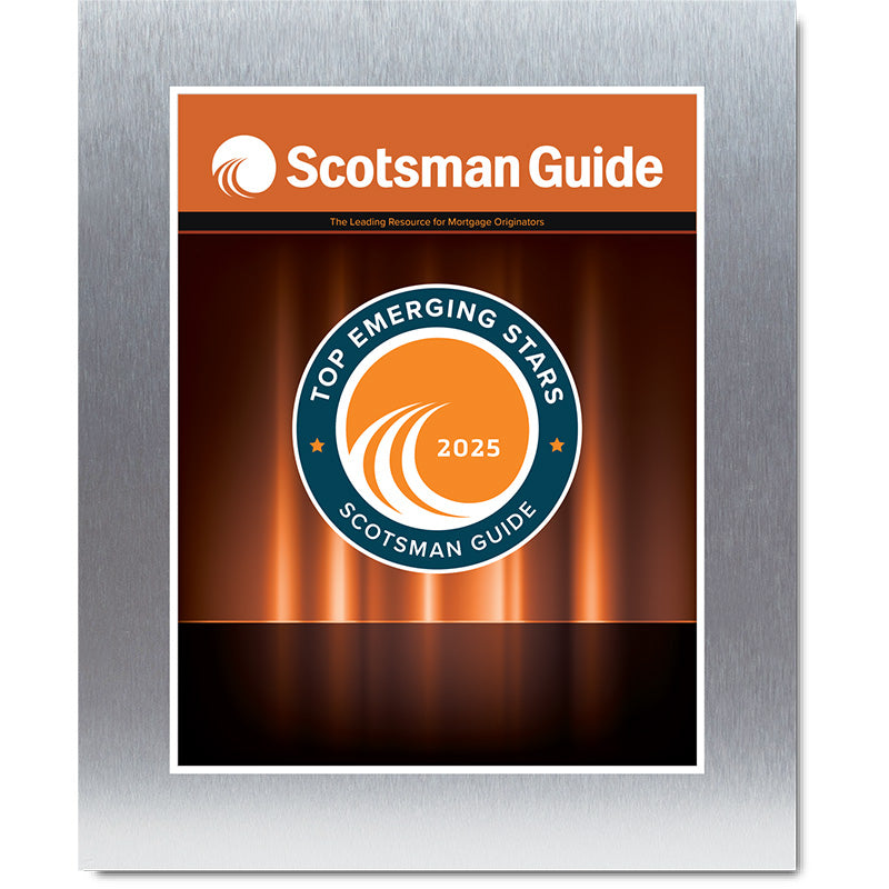 2025 Top Emerging Stars - Plaque