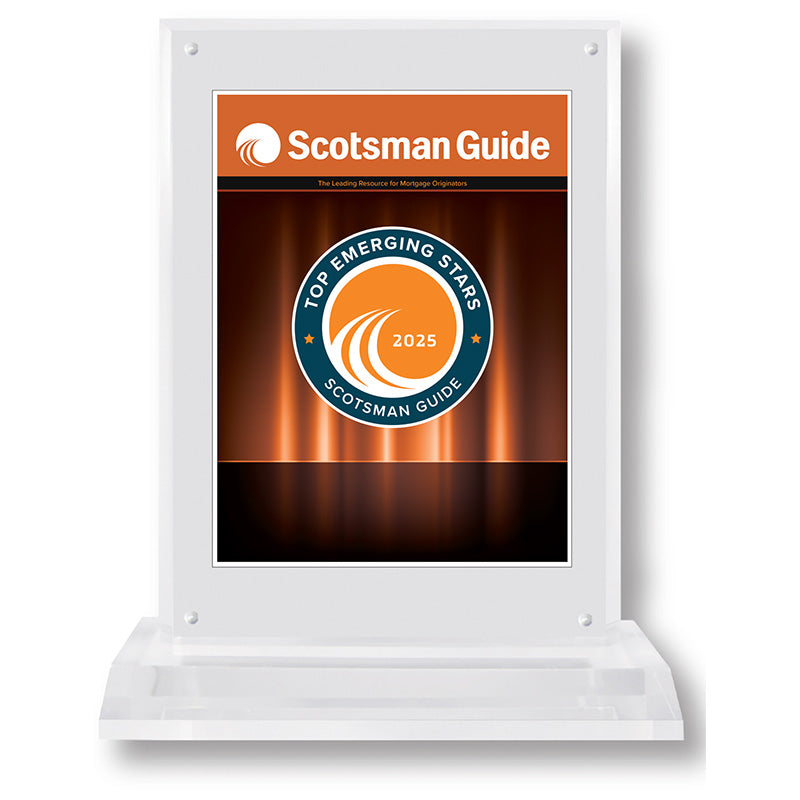 2025 Top Emerging Stars - Plaque