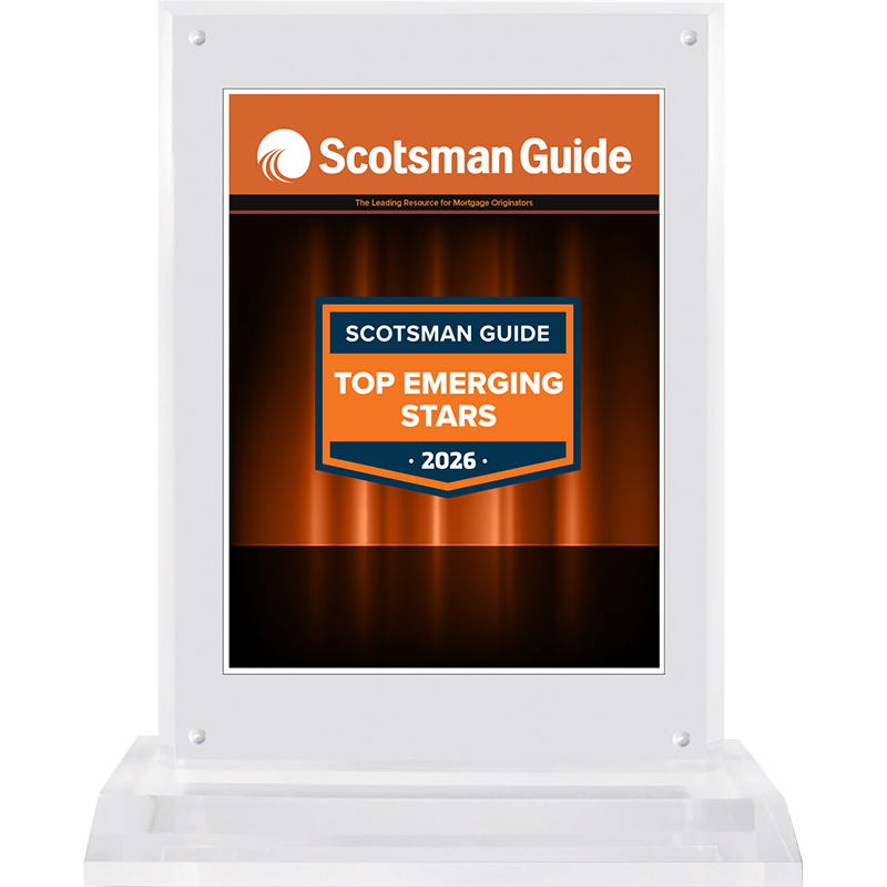 2026 Top Emerging Stars - Plaque