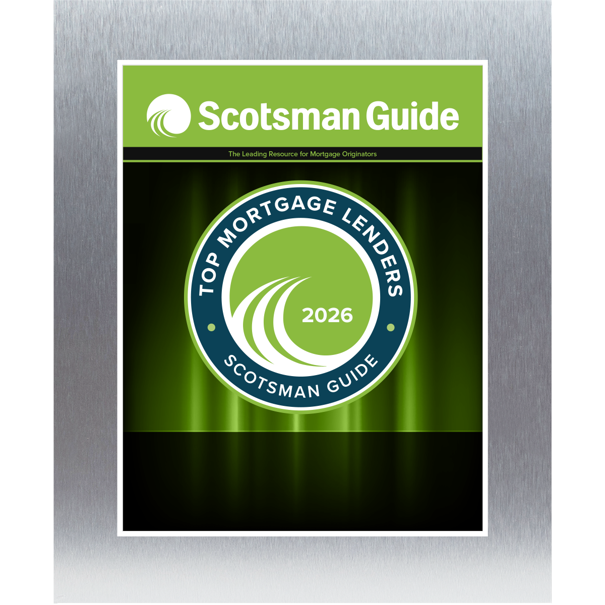 2026 Top Mortgage Lenders - Plaque