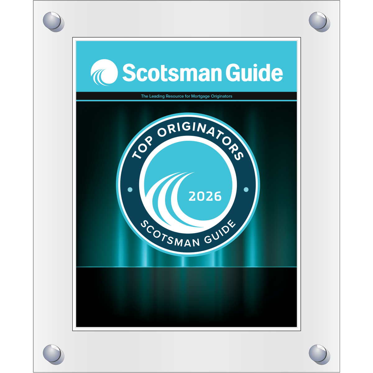 2026 Top Originators - Plaque
