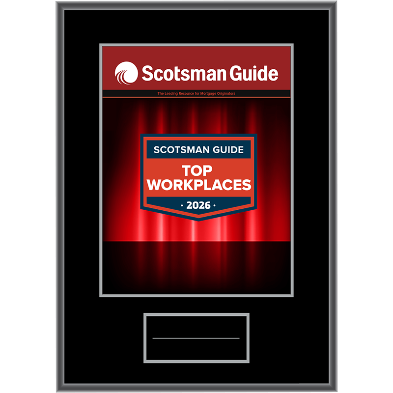 2026 Top Workplaces - Plaque